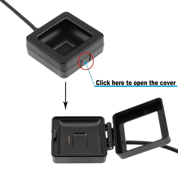 Fitbit Blaze Akıllı Saat USB Şarj Kablosu 1 Metre - 7