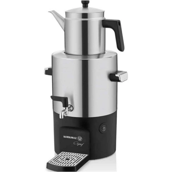 KORKMAZ A841 ÇAYŞEF INOX/MAT SEMAVER