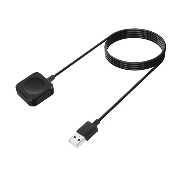 1 Metre Manyetik Hızlı Şarj Kablosu Apple Watch Serisi Ultra 8 7 6 SE 5 4 3 2 Siyah