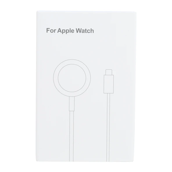 Apple Watch Manyetik Kablosuz Hızlı Şarj Kablosu Type-C USB-C Beyaz 1 Metre - 5