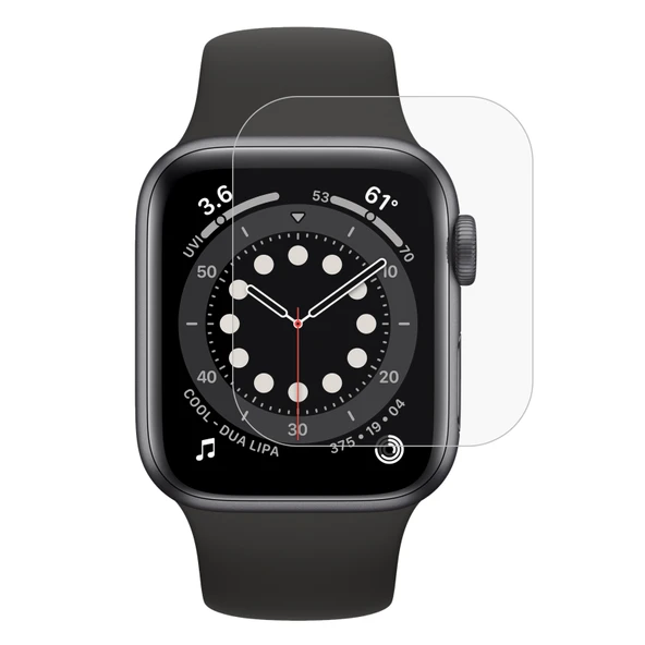 Apple Watch Series 4 44mm İçin 9H 2.5D Temperli Cam Ekran Koruyucu - 1