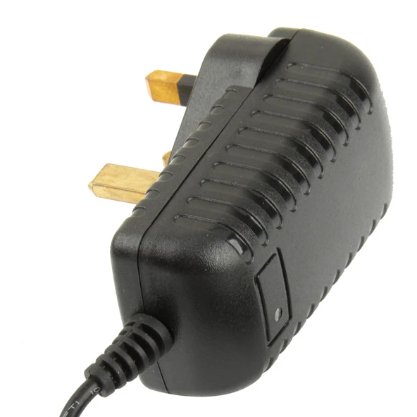 Yüksek Kalite UK Fiş AC 100-240V DC 9V 2A Güç Adaptörü 5.5x2.1mm Uç 1 Metre Kablo - 3