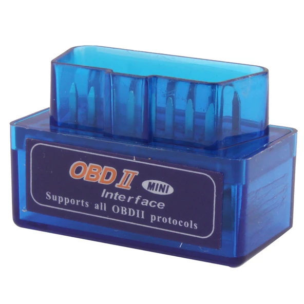 Mini Kablosuz OBDII ELM327B V1.5a Arıza Kodu Okuyucu Tarayıcı Mavi - 3