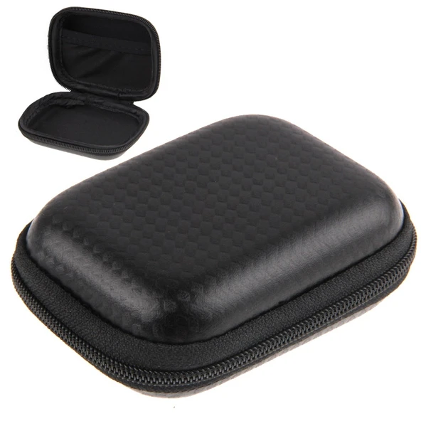 Karbon Fiber Su Geçirmez Taşınabilir Kılıf GoPro HERO11 Black ve Diğer Modeller 8x6x25 cm Siyah