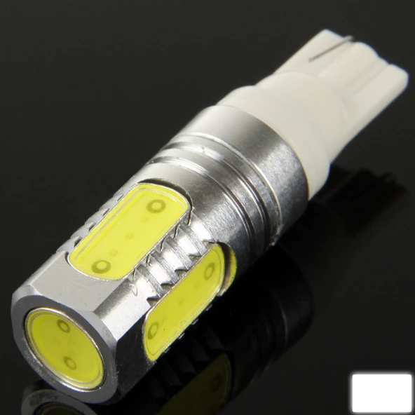 T10 5W Beyaz Işık Araç LED Ampul DC 12V