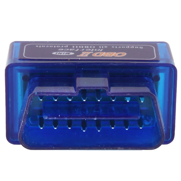 Mini Kablosuz OBDII ELM327B V1.5a Arıza Kodu Okuyucu Tarayıcı Mavi - 4