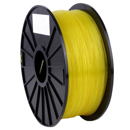 PLA 1.75 mm Şeffaf 3D Yazıcı Filamenti Sarı - 3