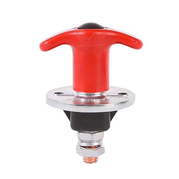 Araba Akü Ana Şalteri 48mm Delik Aralığı DC 12V 24V Model 04050005 - 3
