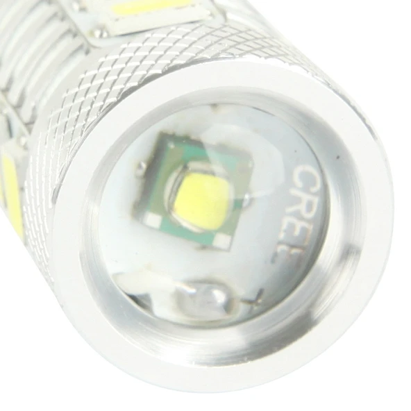 Araçlar için 1156 Model 11W Beyaz LED Sinyal Lambası DC 12-30V 12 LED SMD 5630 ve 5W 1 LED Işık - 5