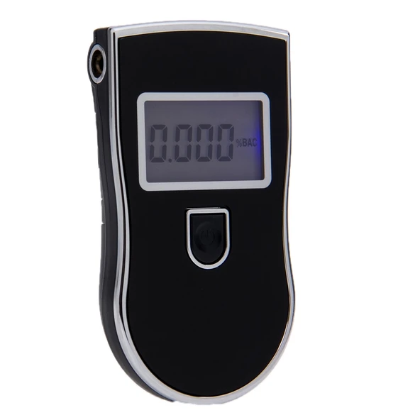 3 Haneli LCD Ekranlı Nefes Alkol Test Cihazı Model AT818 Siyah - 2