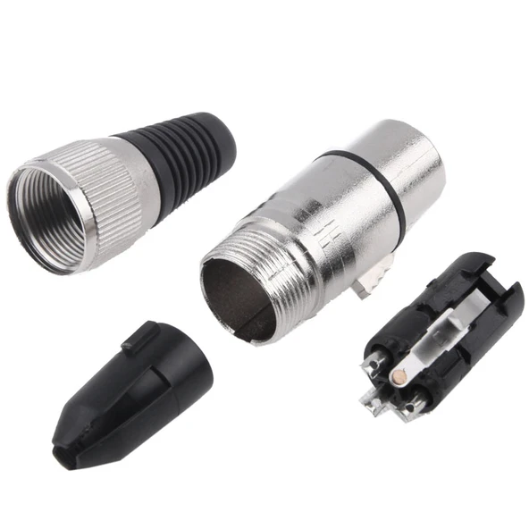 3 Pin XLR Dişi Mikrofon Konnektör Adaptörü - 5