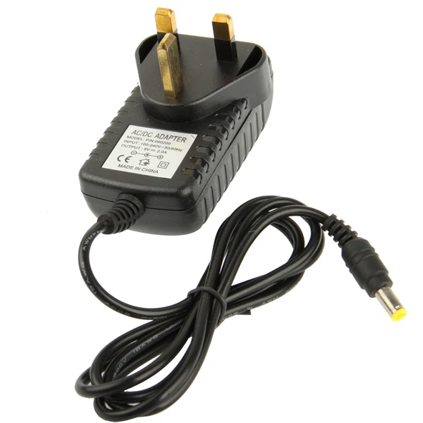 Yüksek Kalite UK Fiş AC 100-240V DC 9V 2A Güç Adaptörü 5.5x2.1mm Uç 1 Metre Kablo - 4