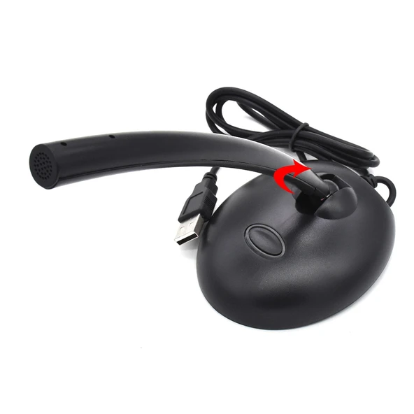 USB Mikrofon ADC Dijital Ses Girişi Siyah - 5