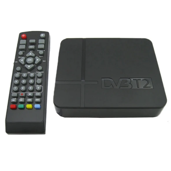Mini Karasal Alıcı HD DVB-T2 Set Üstü Kutusu USB HDMI MPEG4 H264 EU Fiş