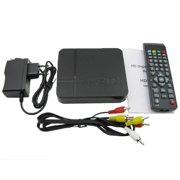 Mini Karasal Alıcı HD DVB-T2 Set Üstü Kutusu USB HDMI MPEG4 H264 EU Fiş - 6