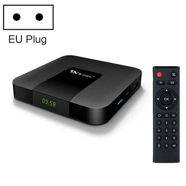 TX3 mini Plus Android 11 Smart TV Kutusu Amlogic S905W2 Dört Çekirdek 2GB RAM 16GB Depolama 24GHz WiFi EU Priz