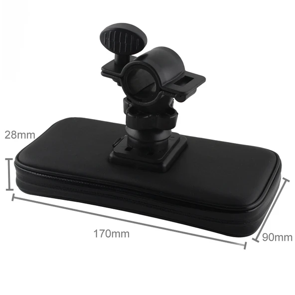Bisiklet Montajlı Su Geçirmez Spor Çantası iPhone 6 Plus Uyumlu 170x90x28mm - 9