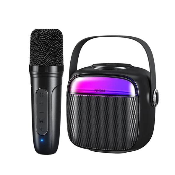 WK D43 Mini Karaoke Bluetooth Hoparlör Siyah