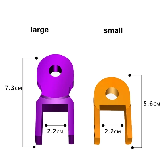 Motosiklet Amortisör Yükseltici 2 Çift Büyük Boy Sarı 5 cm Uzatma - 3
