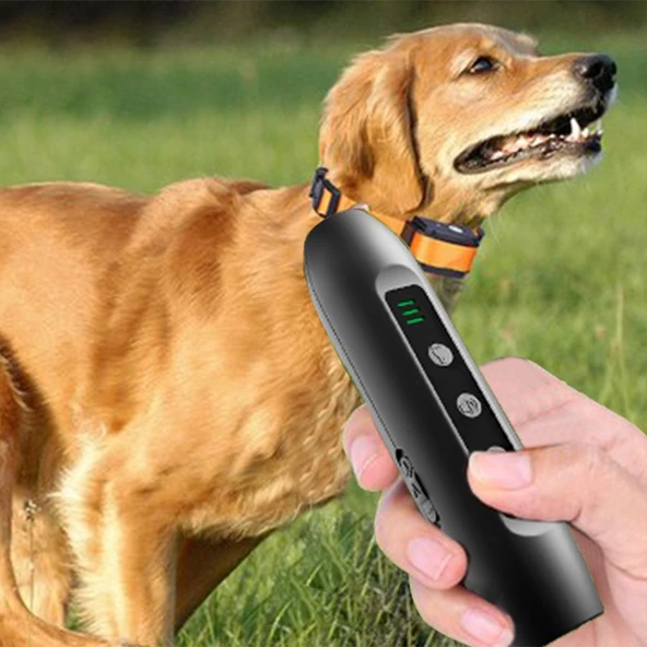Tsattine N10 Ultrasonik Köpek Kovucu LED Güç Göstergeli ve El Fenerli