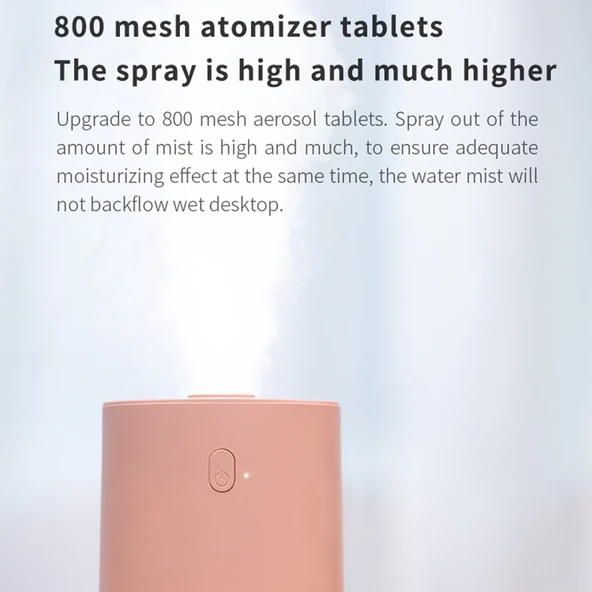 Xiaomi Youpin VH H03 QIN USB Masaüstü Hava Nemlendirici Açık Gri - 4