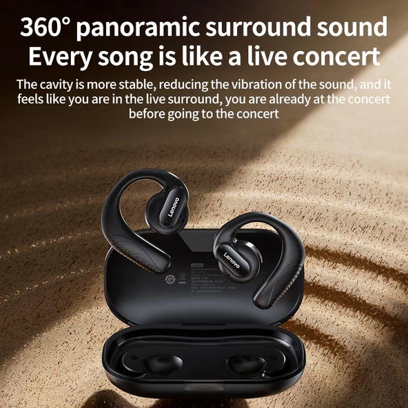 Lenovo TC3402 Beyaz Kablosuz Bluetooth 5.3 Kulaklık Çift Hoparlör 360 Surround Ses - 3