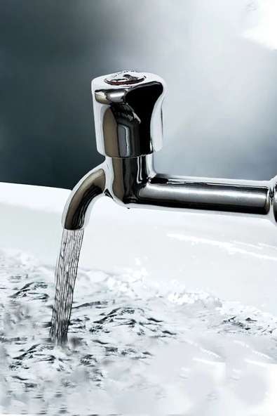Beyazsu Uzun Musluk Süzgeçli Tuvalet Bahçe Lavabo Musluğu Ara Musluk - 7