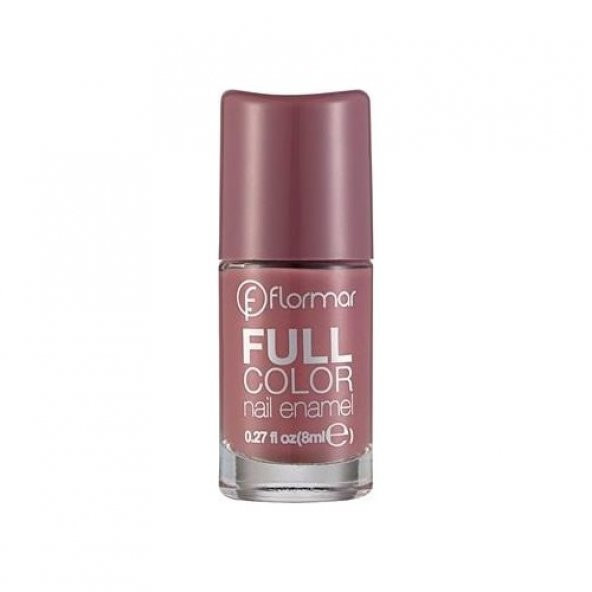 FLORMAR FULL COLOR NAIL ENAMEL FC62 BERRY BROWN