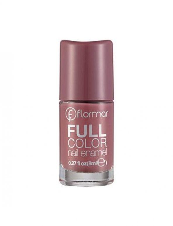 FLORMAR FULL COLOR NAIL ENAMEL FC62 BERRY BROWN - 2