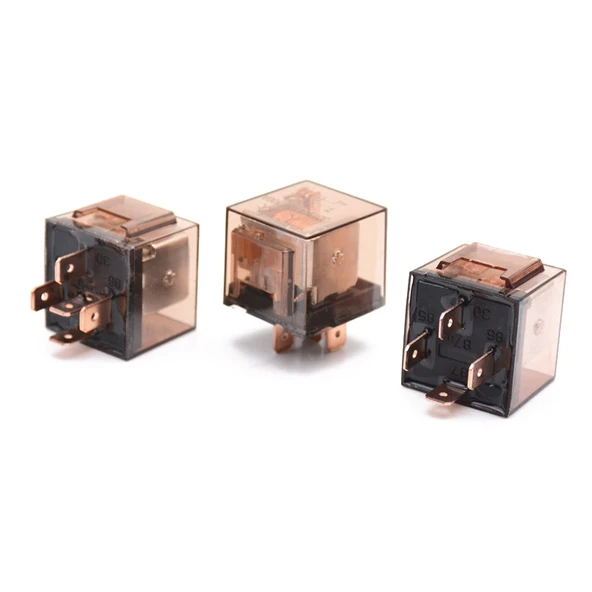 12V 4 Fişli 100A Gösterge Işıklı Otomotiv Rölesi 5'li Set - 2