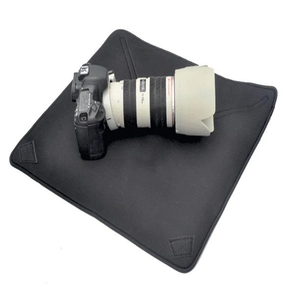 Dalgıç Malzemeden SLR Kamera Çantası Lens Koruma Çantası 40x40cm Siyah