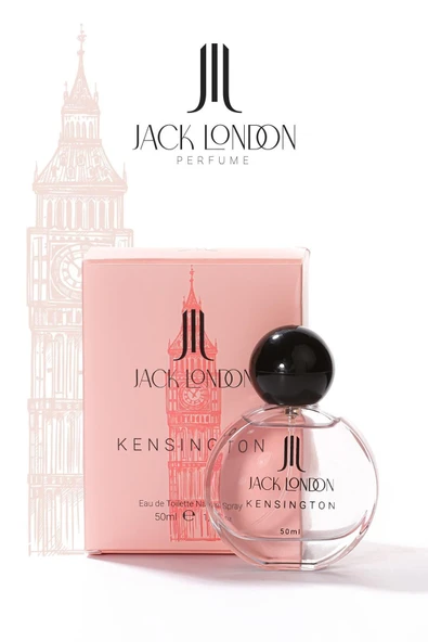 EDT KADIN PARFÜM KENSİNGTON 50 ML | ŞEKERLİ, MEYVELİ | YASEMİN, NARENCİYE, KARAMEL, SEDİR, KEHRİBAR