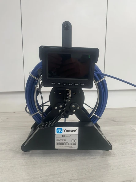YOOSEE Tesisat Ustalarının Yeni Gözleri-Bataryalı,30metre Sert Kablolu 17mm Pis Su Kamerası