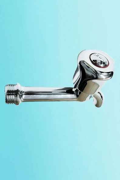 Beyazsu Uzun Musluk Süzgeçli Tuvalet Bahçe Lavabo Musluğu Ara Musluk - 6