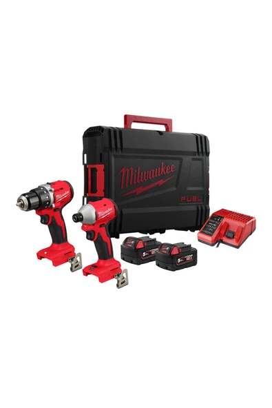 Milwaukee M18 Blcpp2B-502C 2Li Set ( Blddrc-Blıdrc ) T4933492837 - 3