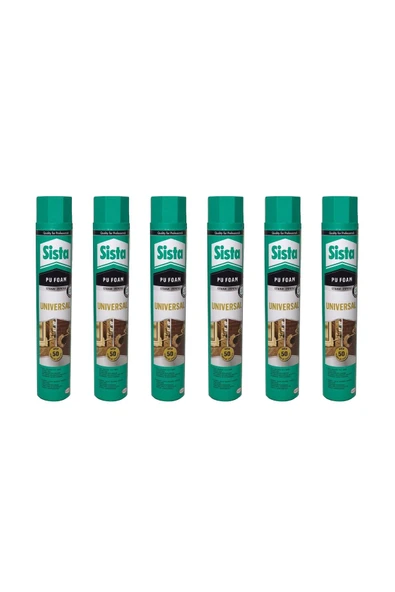 Sista Poliüretan Köpük 750 ml - 6 Adet