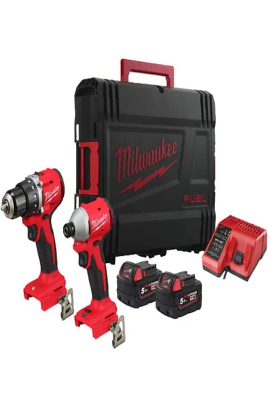 Milwaukee M18 Blcpp2B-502C 2Li Set ( Blddrc-Blıdrc ) T4933492837