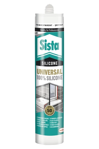 Henkel Sista Universal Silikon Şeffaf, 280ml