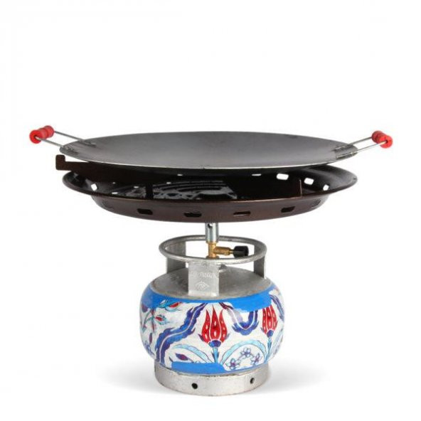 Portatif Tüplü Sac Kavurma Gözleme Ekmek Yufka Sacı 45cm - 3