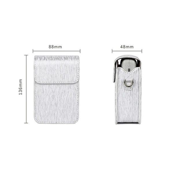 Richwell Altın Renk PU Deri Kamera Kılıfı Fujifilm Instax Mini Liplay - 4