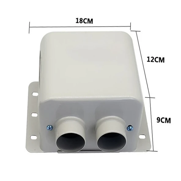 Araba Yüksek Güçlü Elektrikli Isıtıcı Çözücü 12V Klasik 2 Delik 600W - 3
