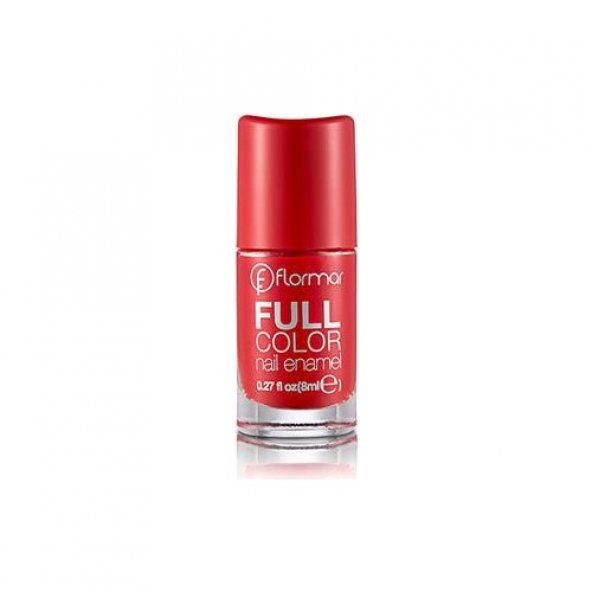 FLORMAR FULL COLOR NAIL ENAMEL FC08 OPTIMISTIC RED