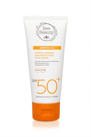 Bee Beauty Hipoalerjenik Yüz Güneş Kremi SPF 50+ – Hassas Ciltler İçin Yüksek Koruma, 50 ml