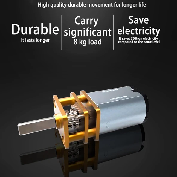 20cm USB Elektrikli Döner Tabla Siyah Ayna Yük Kapasitesi 8kg - 4