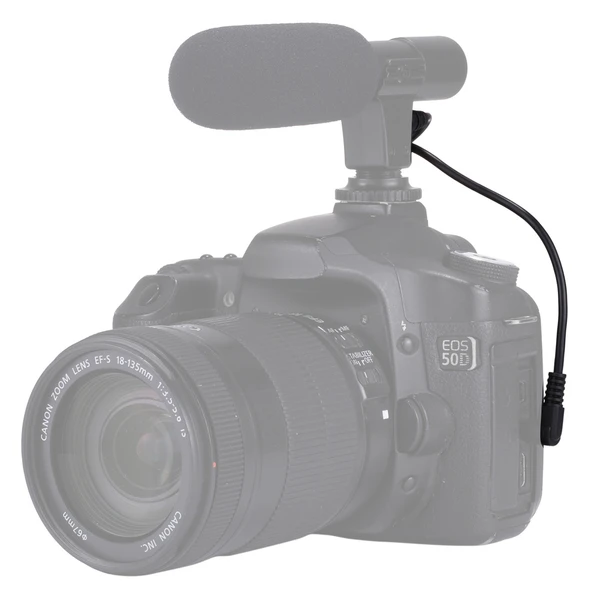 20cm 3.5mm Erkekten Dişiye Siyah Mikrofon Uzatma Kablosu - 6