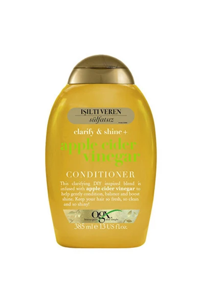 ELMA SİRKESİ SAÇ KREMİ - OGX APPLE CİDER VİNEGAR SAÇ KREMİ 385 ML