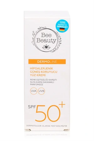 Bee Beauty Hipoalerjenik Yüz Güneş Kremi SPF 50+ – Hassas Ciltler İçin Yüksek Koruma, 50 ml - 2