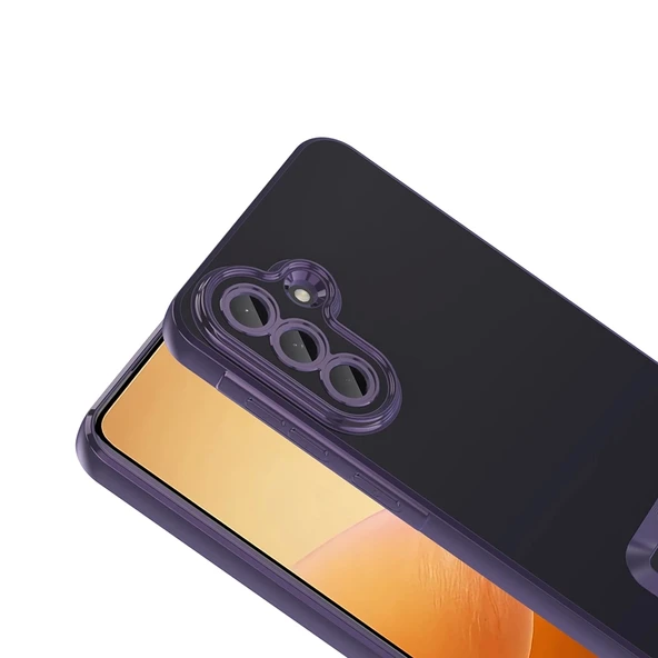 Galaxy A56 Kılıf Kamera Korumalı Logo Gösteren Zore Omega Kapak - 9