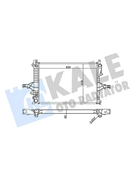 MOTOR SU RADYATORU VOLVO S60 I 00 2.0T 2.3T 2.4D 2.4I 2.5T AT S70 00 AT S80 I 98 AT XC70 00 AT