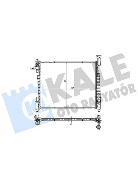 MOTOR SU RADYATORU JEEP GRAND CHEROKEE IV 3.6 V6 10 (MT) [BRAZING] [637X526X16]